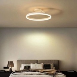 Moderne flush-mount loftlampe armatur Circle Lighting Lampe med akryl lampeskærm