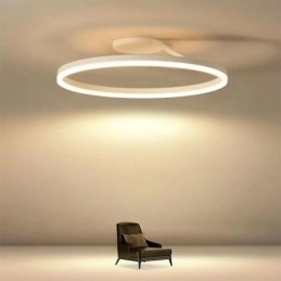 Moderne flush-mount loftlampe armatur Circle Lighting Lampe med akryl lampeskærm