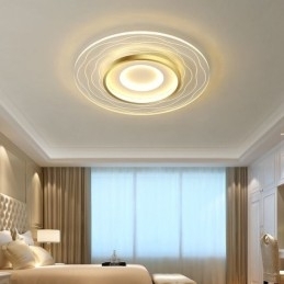 Flush Mount Loftslampe Minimalistisk Akryl Ultratynd Loftslampe
