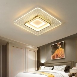 Flush Mount Loftslampe Minimalistisk Akryl Ultratynd Loftslampe