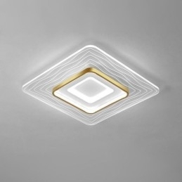 Flush Mount Loftslampe Minimalistisk Akryl Ultratynd Loftslampe