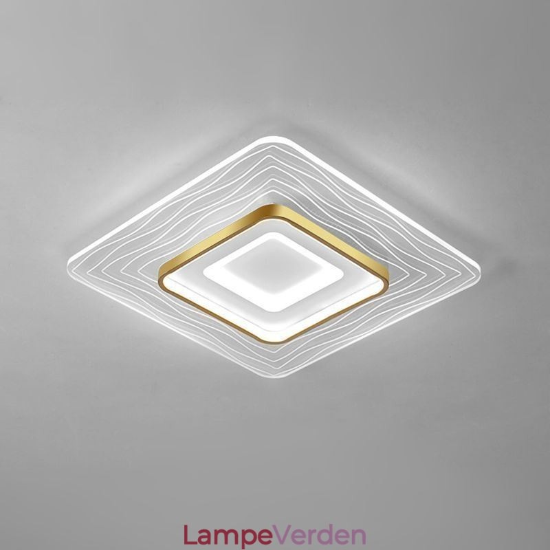 Flush Mount Loftslampe Minimalistisk Akryl Ultratynd Loftslampe