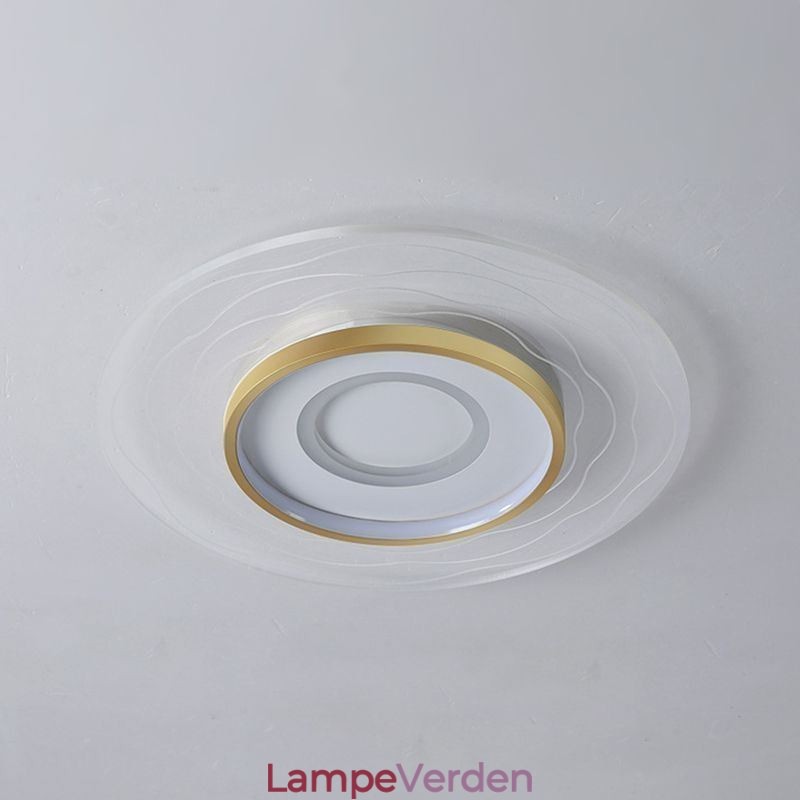 Flush Mount Loftslampe Minimalistisk Akryl Ultratynd Loftslampe