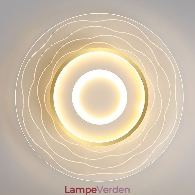 Flush Mount Loftslampe Minimalistisk Akryl Ultratynd Loftslampe