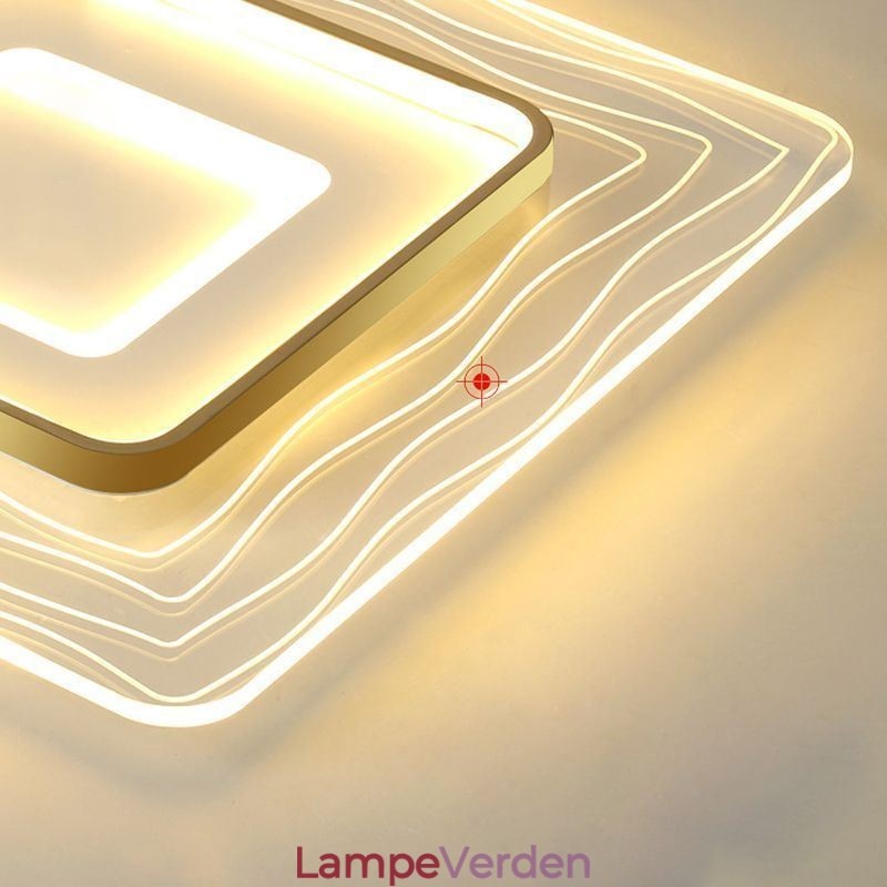 Flush Mount Loftslampe Minimalistisk Akryl Ultratynd Loftslampe
