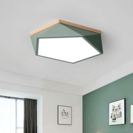 Moderne loftslampe Diamond Shape Design Dæmpbar Flush Mount Loftslampe armatur