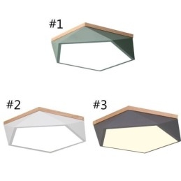 Moderne loftslampe Diamond Shape Design Dæmpbar Flush Mount Loftslampe armatur