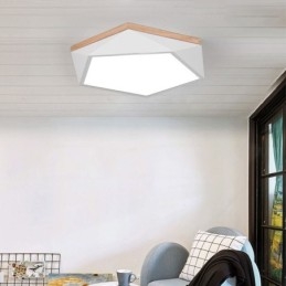 Moderne loftslampe Diamond Shape Design Dæmpbar Flush Mount Loftslampe armatur