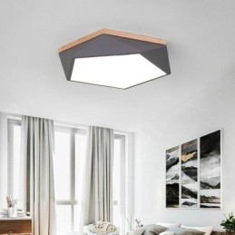 Moderne loftslampe Diamond Shape Design Dæmpbar Flush Mount Loftslampe armatur