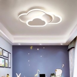 Moderne kreative akryllys skyformet loftslampe i skyform