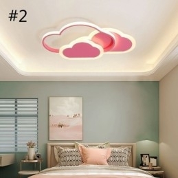 Moderne kreative akryllys skyformet loftslampe i skyform