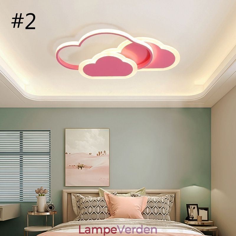 Moderne kreative akryllys skyformet loftslampe i skyform