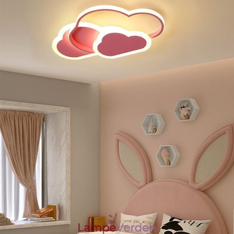 Moderne kreative akryllys skyformet loftslampe i skyform
