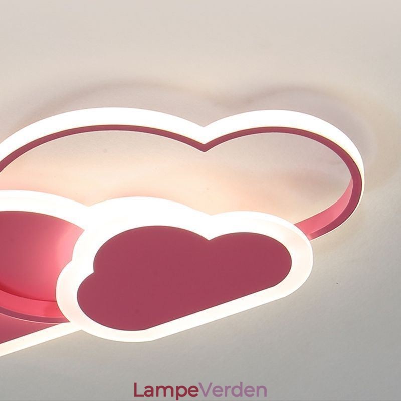 Moderne kreative akryllys skyformet loftslampe i skyform