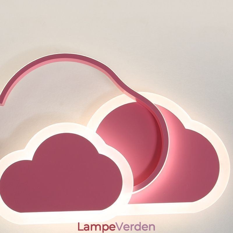 Moderne kreative akryllys skyformet loftslampe i skyform
