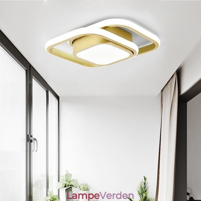 Moderne Loftslampe Firkantet Loftslampe