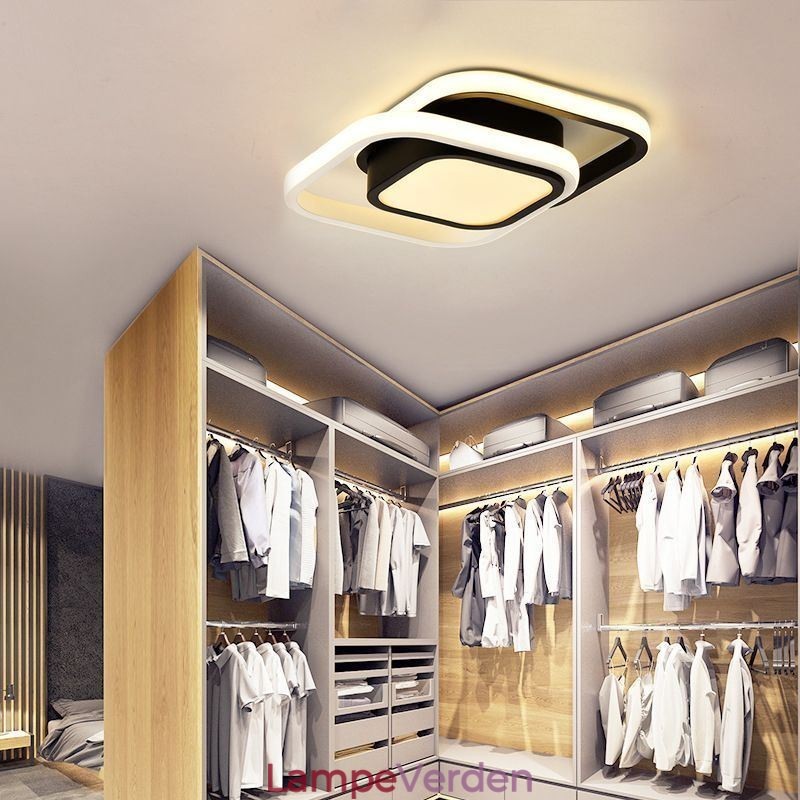 Moderne Loftslampe Firkantet Loftslampe