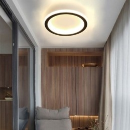 Loftslys Flush Mount Rund Loftslampe Trapperum