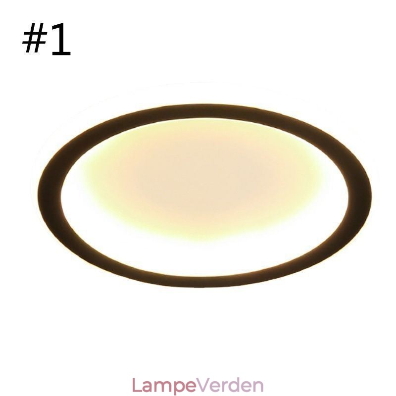 Loftslys Flush Mount Rund Loftslampe Trapperum