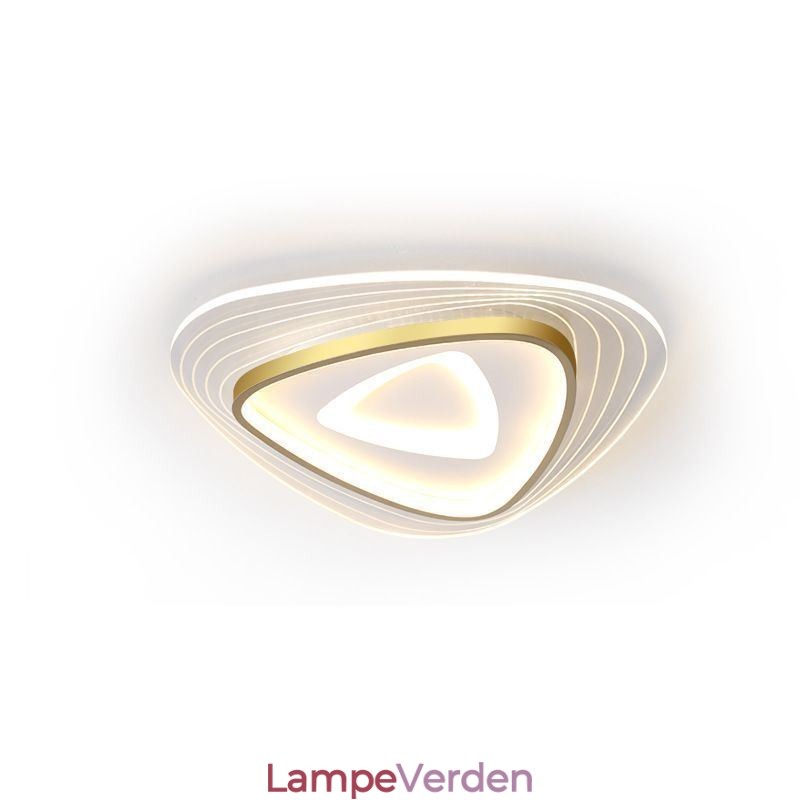 Loftslampe Flush Mount Trekant Loftslampe