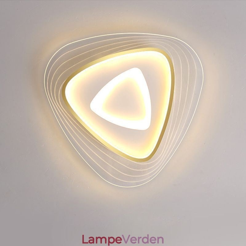 Loftslampe Flush Mount Trekant Loftslampe