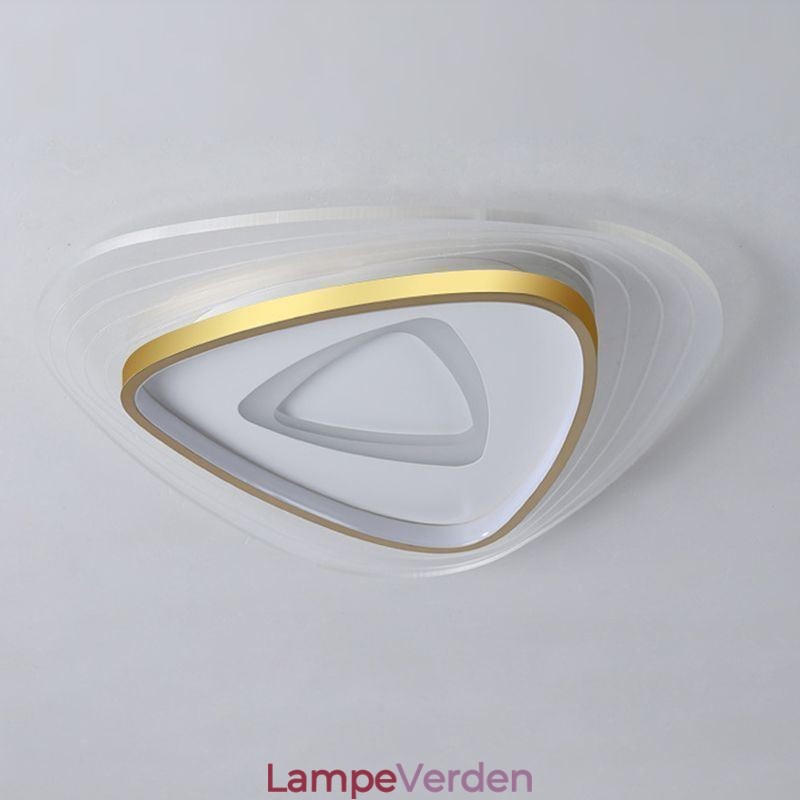 Loftslampe Flush Mount Trekant Loftslampe