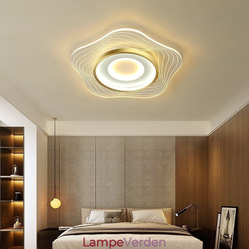 Kreativt loftslys Moderne flush Mount belysningsarmaturer med stjerneform 36W