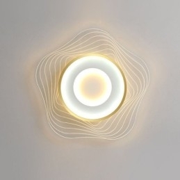 Kreativt loftslys Moderne flush Mount belysningsarmaturer med stjerneform 36W