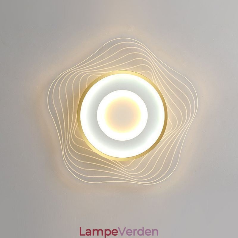 Kreativt loftslys Moderne flush Mount belysningsarmaturer med stjerneform 36W