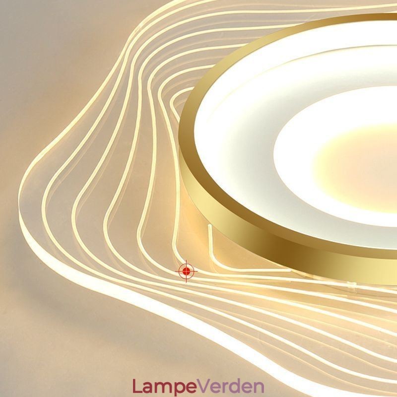 Kreativt loftslys Moderne flush Mount belysningsarmaturer med stjerneform 36W