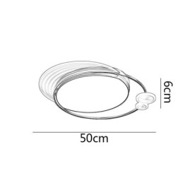 Flush Mount Loftslampe med fjernbetjening