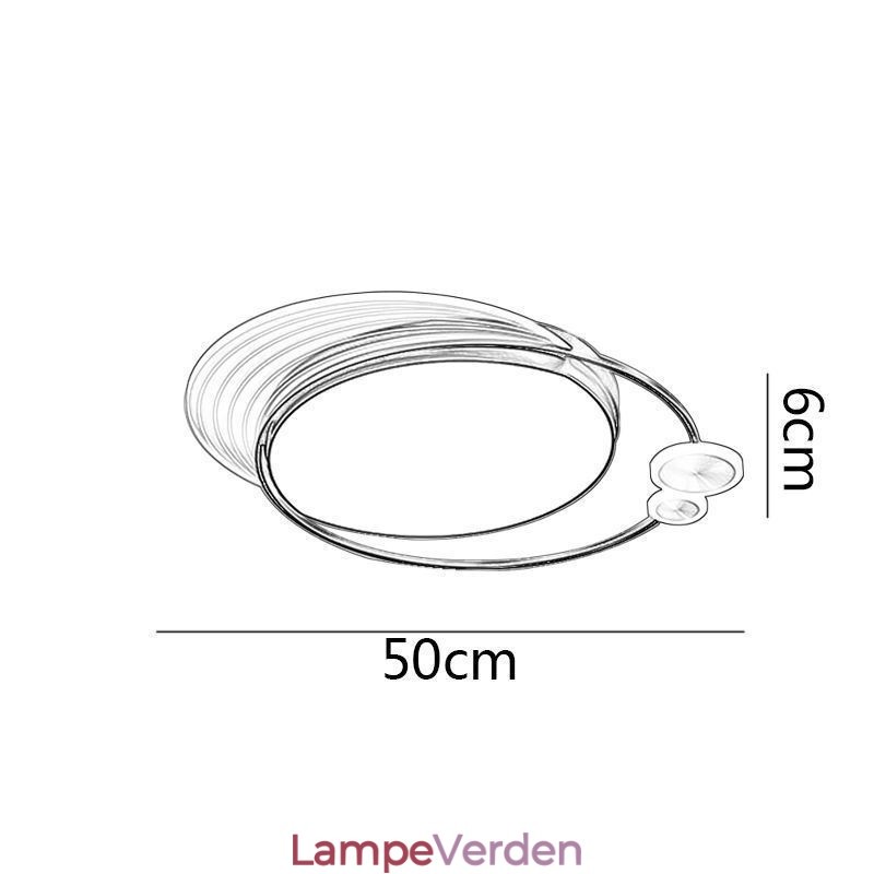 Flush Mount Loftslampe med fjernbetjening