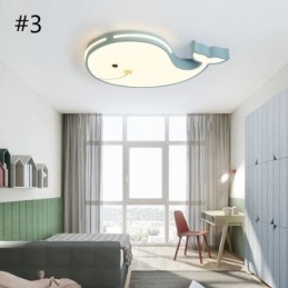Delfinmønstret dæmpbart loftslys Kreativt loftsarmatur Børn