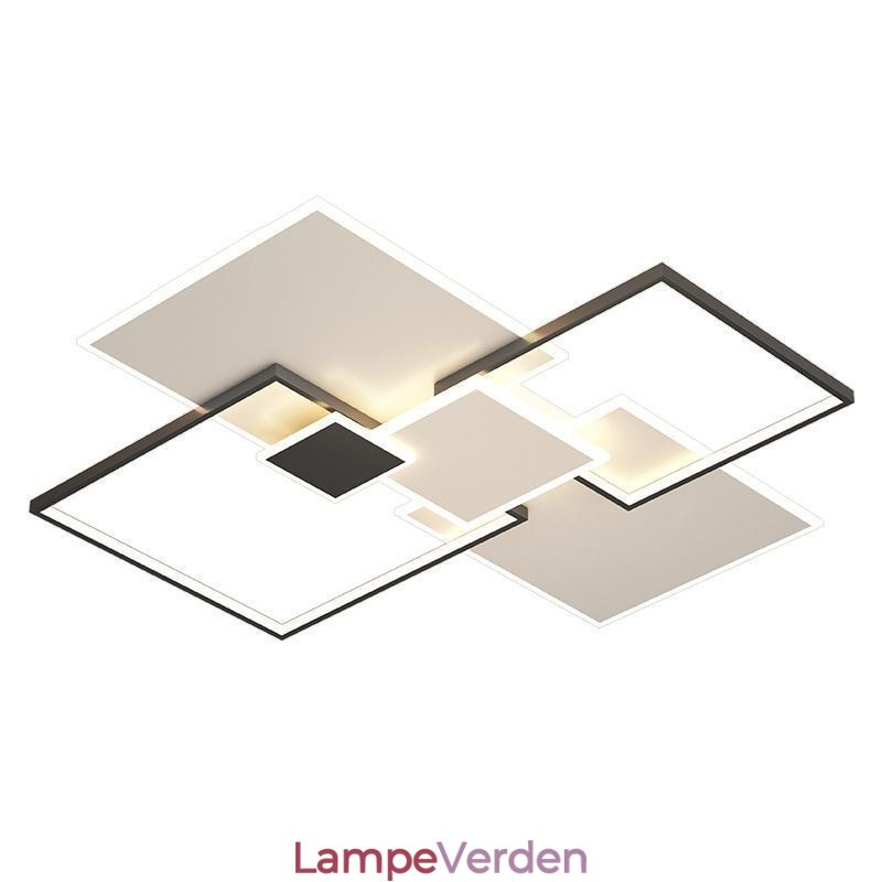 Flush Mount firkantet loftslampe