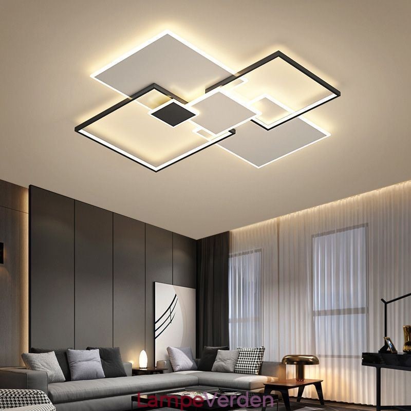 Flush Mount firkantet loftslampe