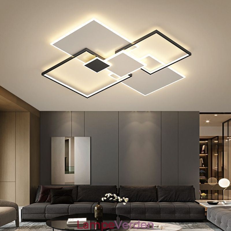 Flush Mount firkantet loftslampe