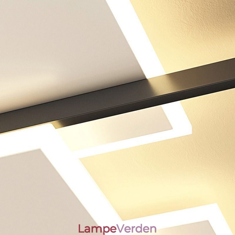 Flush Mount firkantet loftslampe
