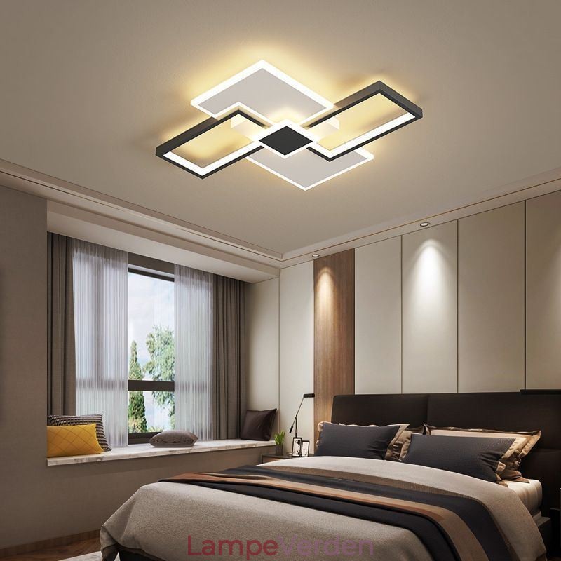 Flush Mount firkantet loftslampe