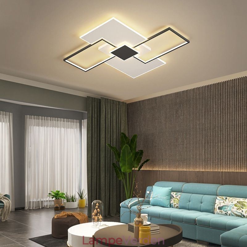 Flush Mount firkantet loftslampe