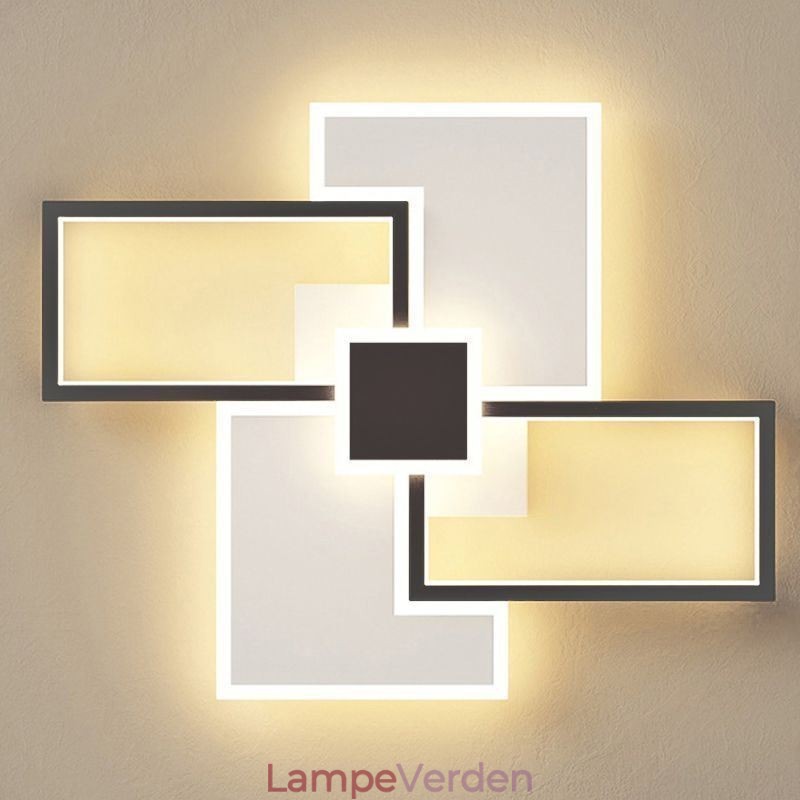 Flush Mount firkantet loftslampe