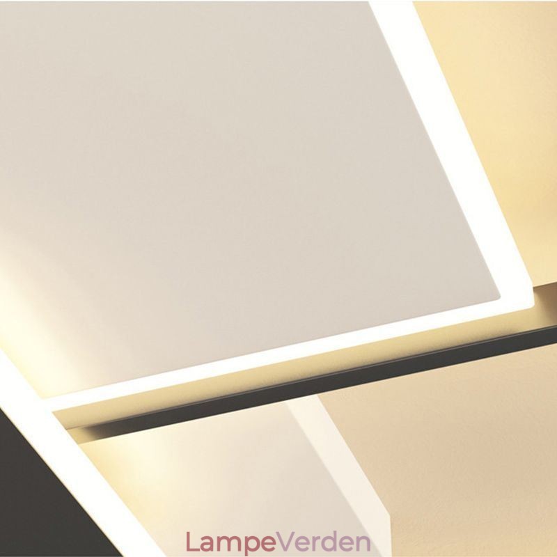 Flush Mount firkantet loftslampe