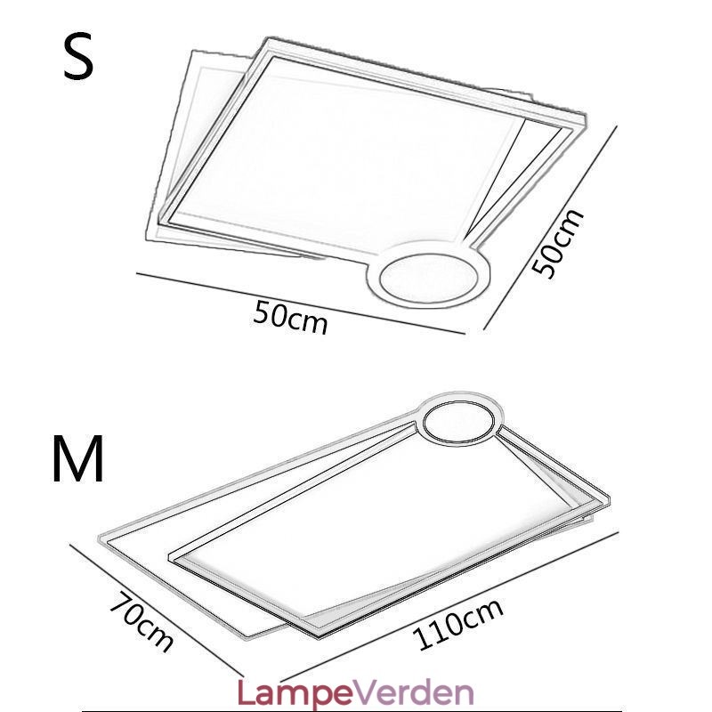 Flush Mount minimalistisk loftslampe