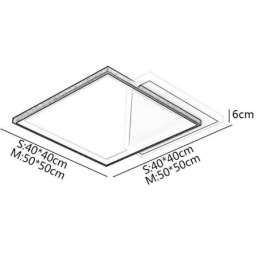 Moderne loftslampe med flush Mount