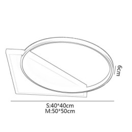 Moderne loftslampe med flush Mount