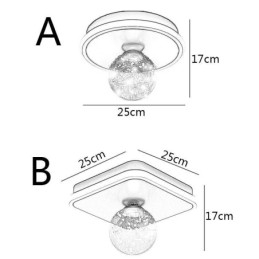 Flush Mount Home Decor Loftslampe