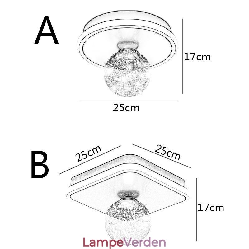 Flush Mount Home Decor Loftslampe