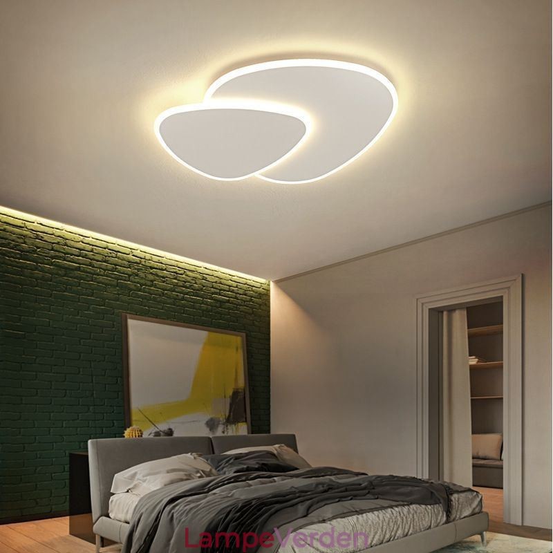 Flush Mount dobbelttrekant loftsbelysning