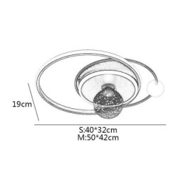 Flush Mount Home Decor Loftslampe