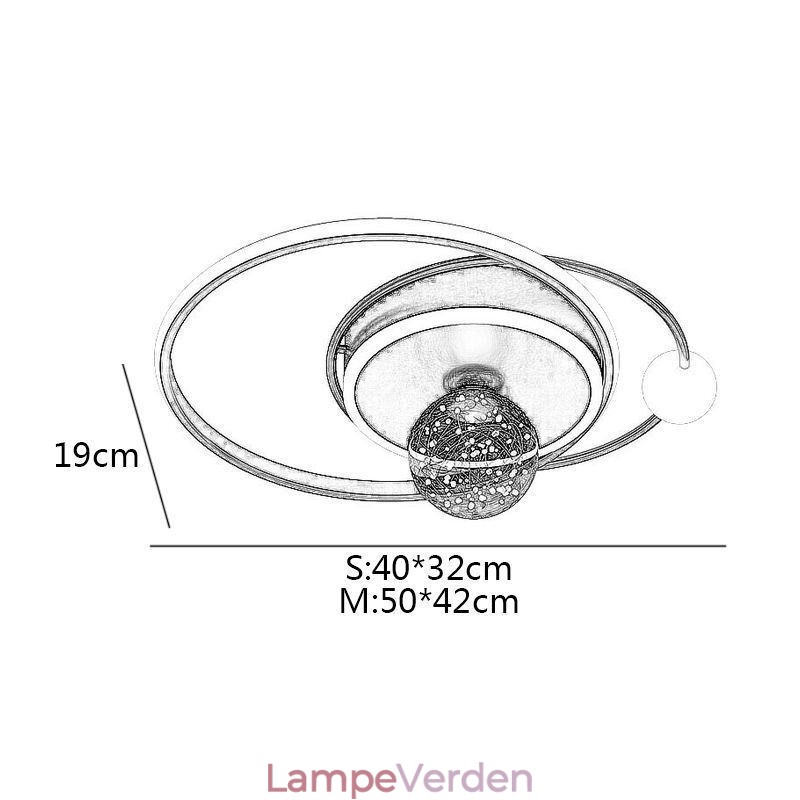 Flush Mount Home Decor Loftslampe
