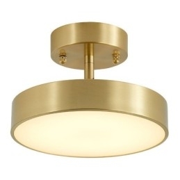 Guld Kobber Mini Rund Loftslampe